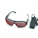 Óculos LED brilhantes com Neon Luminoso, Óculos de Brilho, Material para Festa, Novo