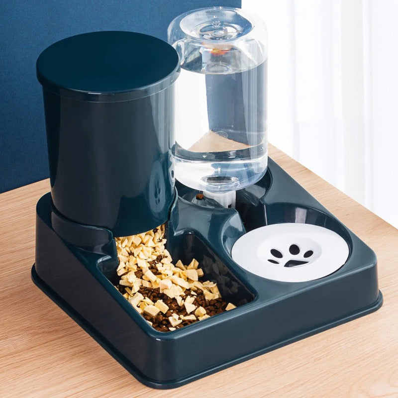 Comedouro e Bebedouro Automático para Gatos – Alimentação Prática e Contínua