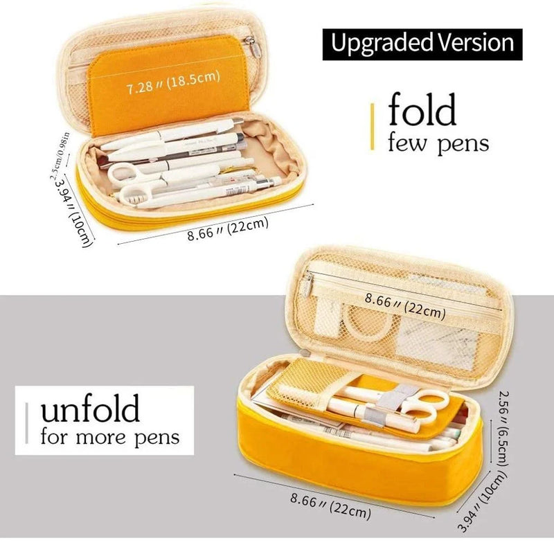 Estojo Grande e Criativo - Ideal para Meninos e Meninas