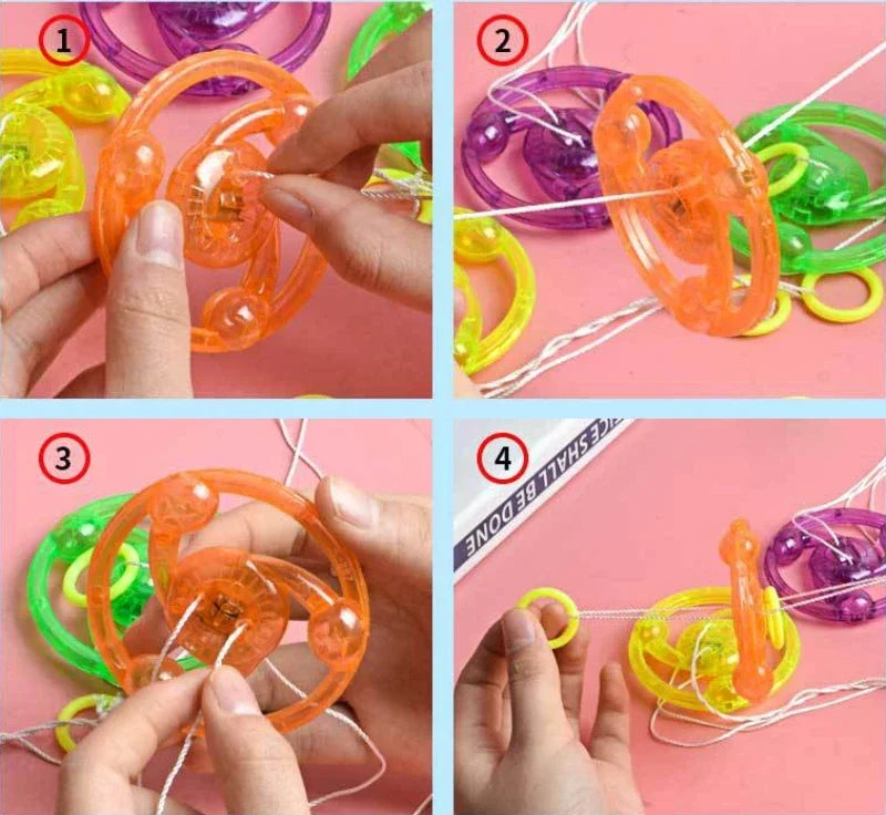 Brinquedo de Puxar Luminoso, Divertido para Crianças, Colorido, Novidade