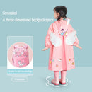 Capa de chuva infantil de EVA, capa de chuva à prova d'água para meninos e meninas, jardim de infância, escola primária