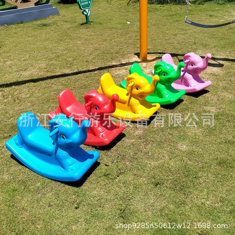 Cavalo de Balanço integrado monocromático para crianças, cavalo de madeira, presente de um ano, jardim de infância, treinamento sensorial, cavalo de balanço.