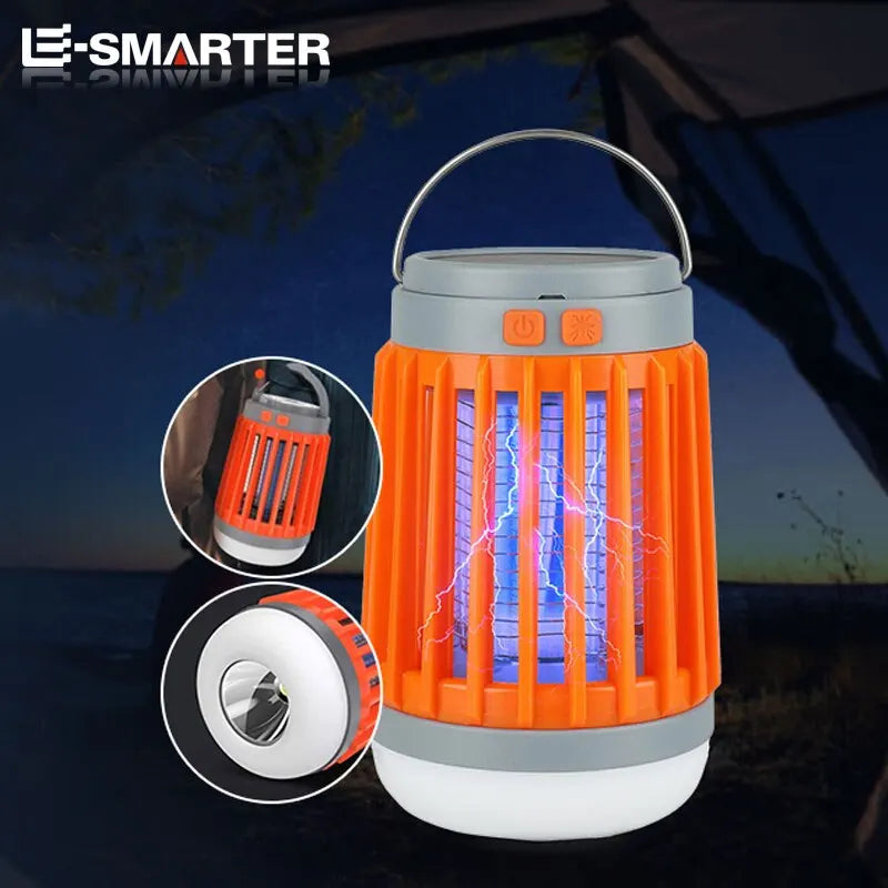 Lâmpada elétrica mata-mosquito, luz UV, armadilha para insetos