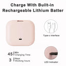 Espelho de maquiagem portátil de bolso, penteadeira dobrável, luzes LED, compacto, pequeno, mini presente, 2X zoom