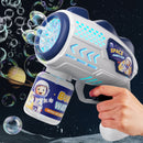 Máquina de Bolhas Elétrica Astronauta de Brinquedo. Soprador de Sabão Automático com luz, jogos de festa ao ar livre, verão, presente para crianças