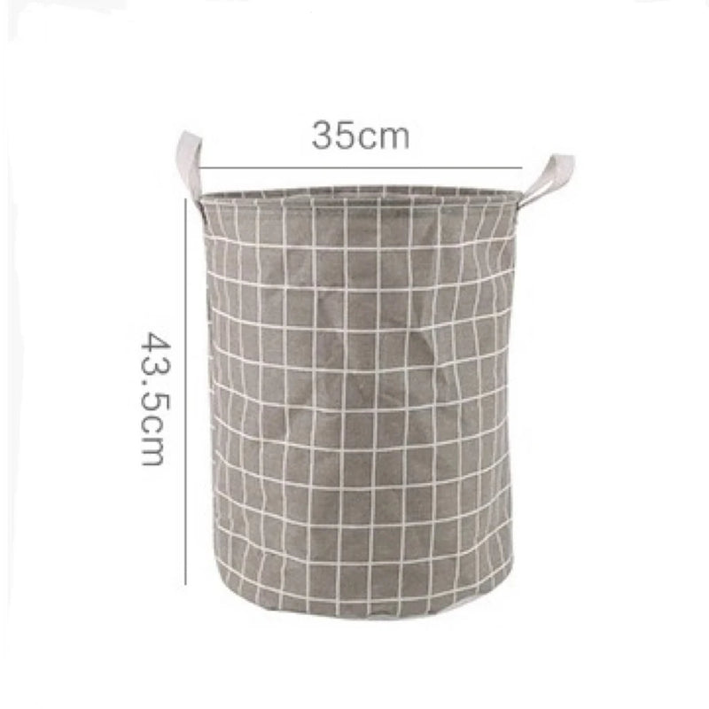 Tecido cesta para roupas sujas, balde dobrável para a roupa, brinquedo, agregado familiar