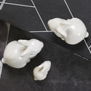 Miniatura de Coelho em Cerâmica – Decoração Encantadora para Casa, Presente de Páscoa e Artesanato