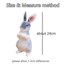 Coelhos De Pelúcia 1pc Aleatoriamente, Realista Bonito, Lifelike Animal Foto Adereços Coelho Simulação Brinquedo Modelo Presente De Aniversário