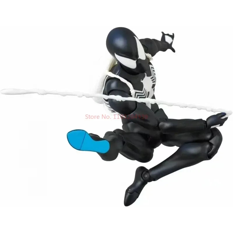 The Amazing Spider-Man Venom Simbiótico Action Figure, Ct Anime, Model Toy, Mafex 147 S. Figuarts, 1/12, 6"