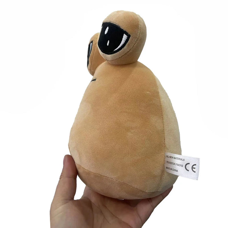 Meu pou, almofada de apertar, boneca de pelúcia animal, 22cm