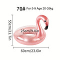 Flutuadores Infláveis de Flamingo para Adultos, Brinquedos de Praia de Verão, Anel de Natação para Crianças, Flutuadores de Piscina