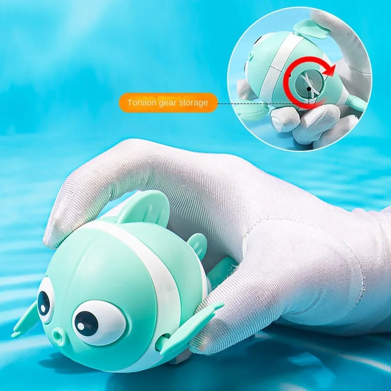 Brinquedos bonitos de banho de peixe para crianças e bebês, Natação, Animais, Brincadeira na Água