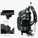 Mochila Escolar Infantil com Rodinhas para Meninos – Mochila Trolley com Rodas