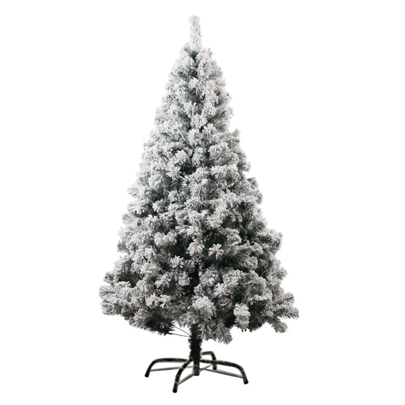 Árvore de Natal Artificial de Pinheiro Grande - Adorável e Exuberante Decoração Natalina Branca