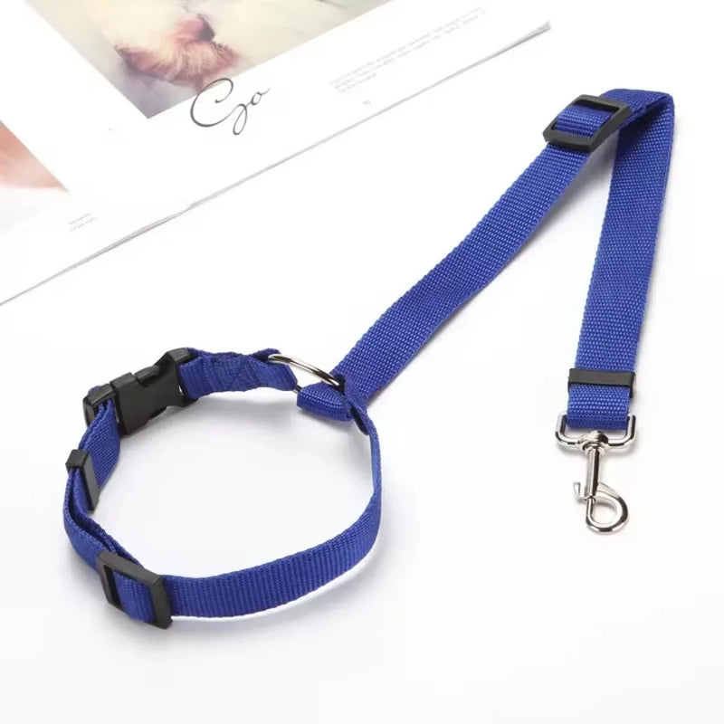 Cinto de Segurança e Guia 2 em 1 para Pets – Segurança e Conforto em Viagens