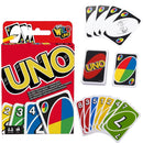 Mattel-UNO Entertainment Board Game, Cartas Engraçadas, Entretenimento Familiar, Brinquedos Divertidos, Caixa de Presente, Cartão uno