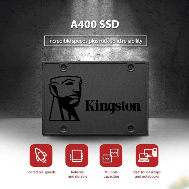 Kingston - Disco rígido SSD SATA A400 SATAIII, 2,5 polegadas, unidade de estado sólido, para notebook e PC desktop