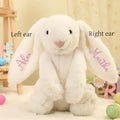 Embroidered Plush Bunny toys Personalized Child'S Name  Custom name Plush Toy Child'S First Easter boys girl kids Birthdays Gift