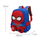 Mochila escolar 3D do Homem-Aranha, tridimensional, bolsa de ombro, fofo, meninos, crianças