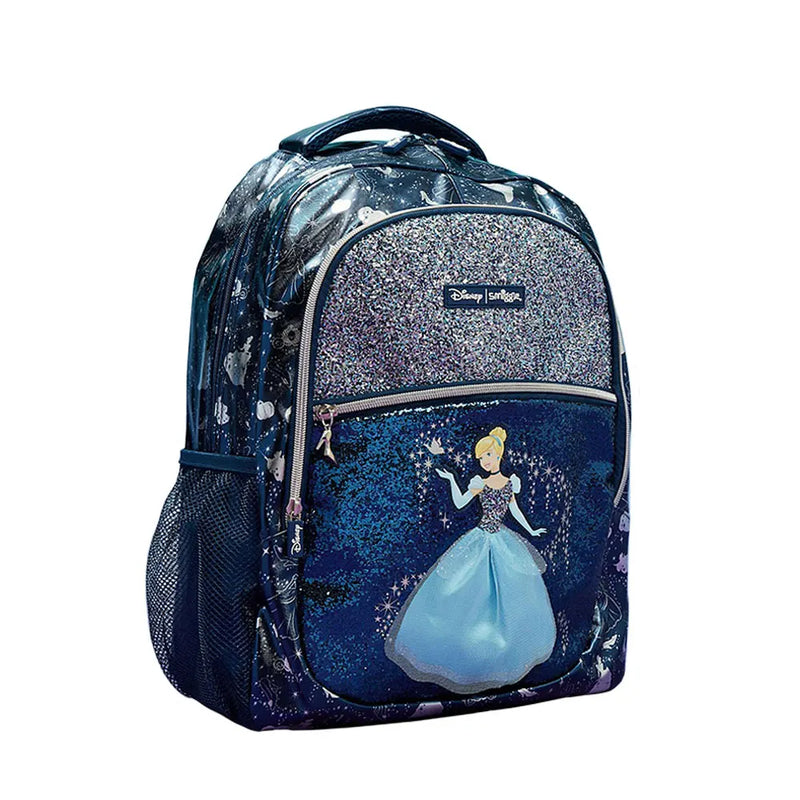Mochila Escolar Infantil Disney A Pequena Sereia com Rodinhas