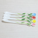 Caneca De Café De Cerâmica Floral Criativa, Xícaras em forma de flores 3D, Copos, 4 cores, Cozinha