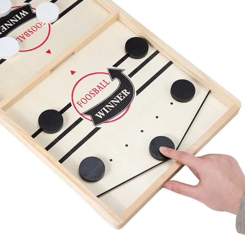 Jogos de vencedor de pebolim para crianças, jogo de hóquei de mesa, xadrez de catapulta, brinquedo interativo pai-filho, prancha de estilingue rápido, brinquedos