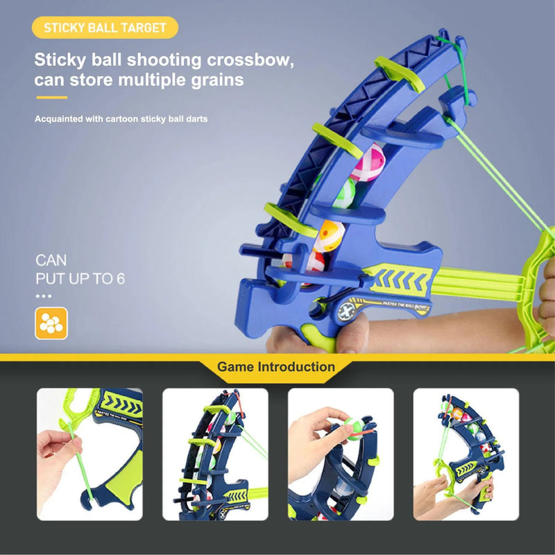 Montessori lance esporte estilingue alvo pegajoso bola dardos basquete jogos de tabuleiro educativo jogo das crianças ao ar livre brinquedo