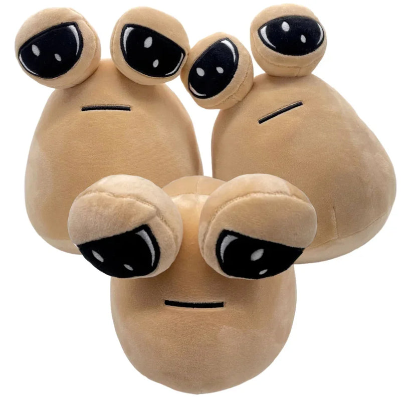 Jogo Anime Brinquedos Peluches para Crianças, The Maw My Pet Alien Pou, Desenhos Animados Kawaii, Presentes de Aniversário e Natal, 22cm
