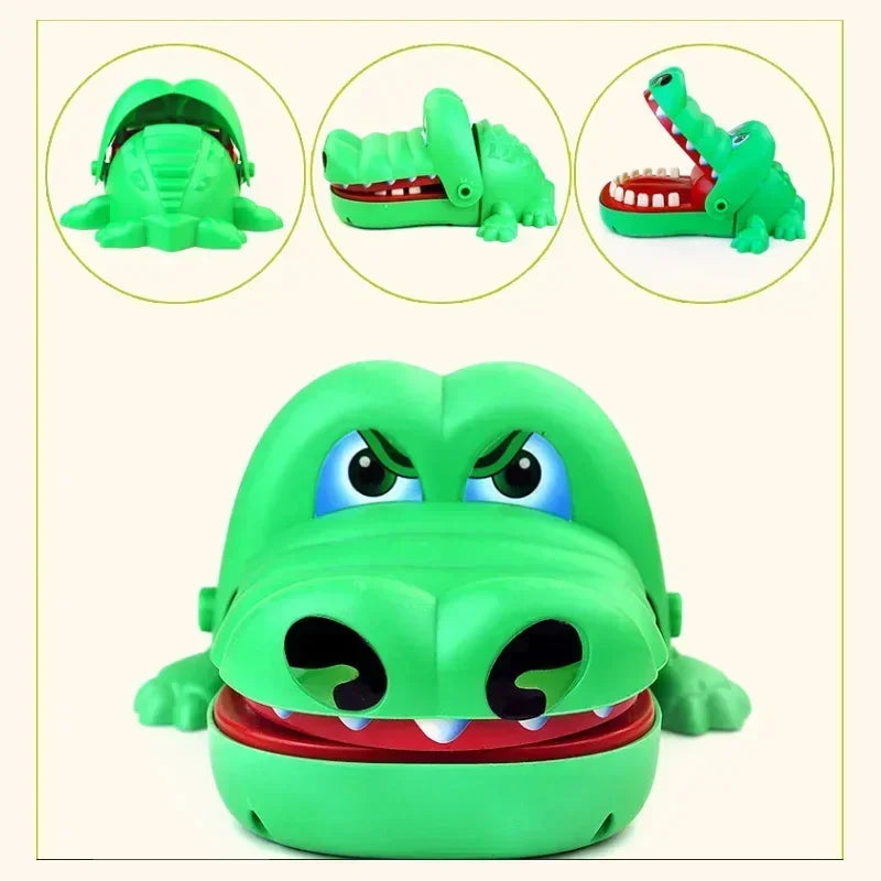 Brinquedo de Simulação de Mordida – Crocodilo e Tubarão Mordedor Divertido para Crianças