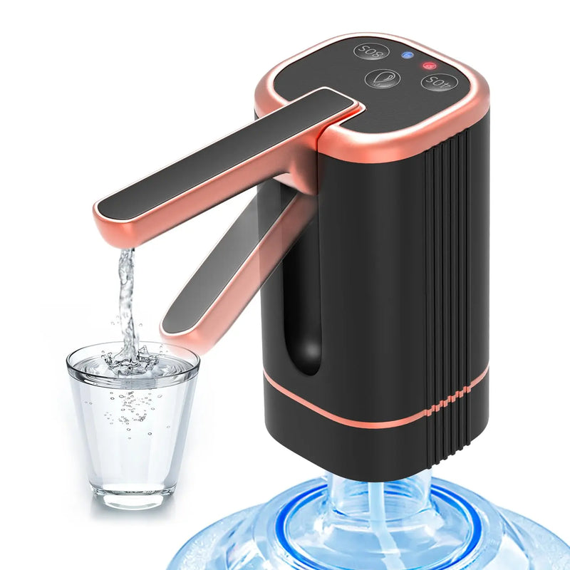 Bomba Dispensadora de Água Elétrica, Universal, Galão, Portátil, USB de carregamento