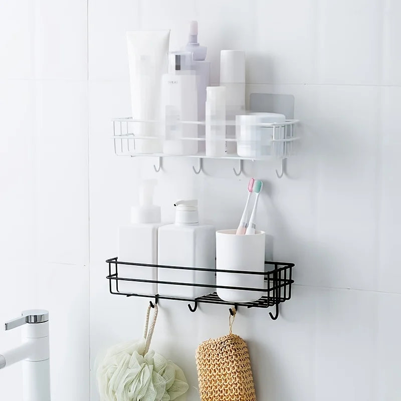 Prateleira multiuso, para banheiro, cozinha, quarto ou sala de estar, suporte para champô