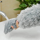 Escova de limpeza para cantos altos de microfibra extensível, espanador retrátil, ferramentas domésticas