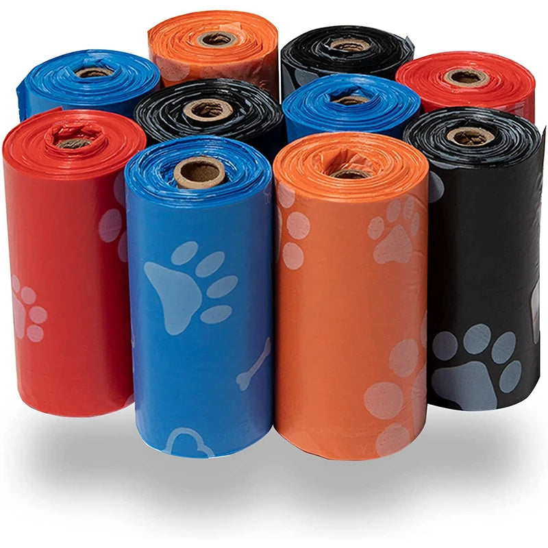 Sacos Higiênicos para Cachorros – 120 Rolos (15 Sacos/Rolo) | Biodegradáveis e Perfumados