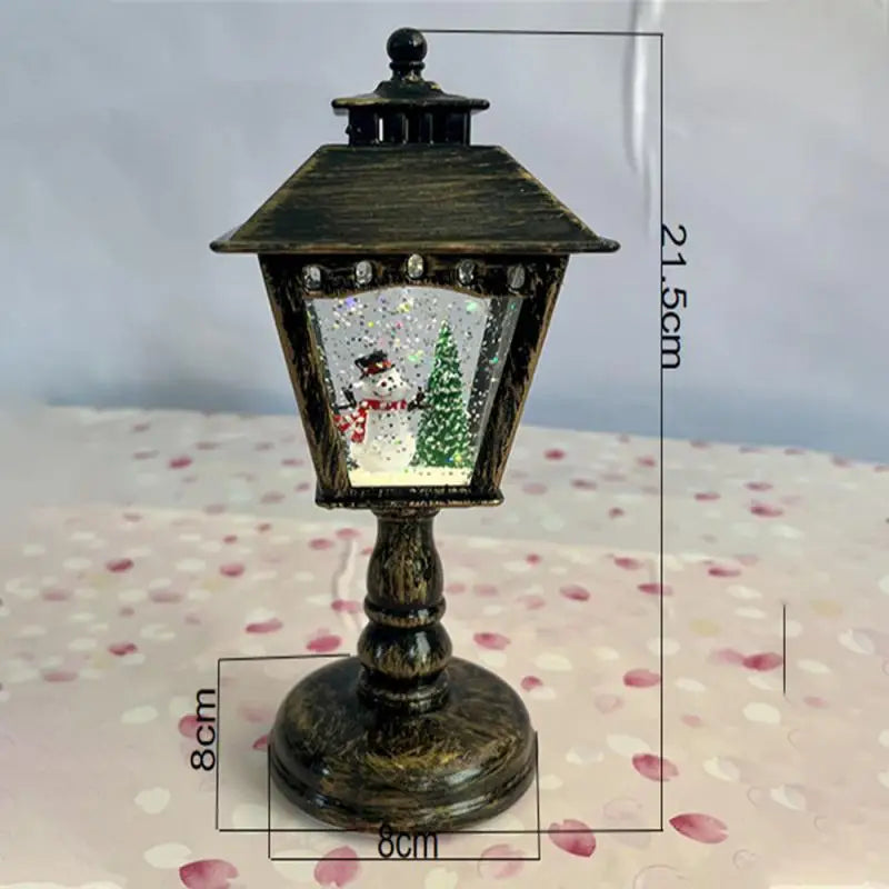 Decorações de Natal: Lâmpadas de Vento Iluminadas com Música – Abajures Criativos e Enfeites de Mesa para Decoração de Natal em Casa