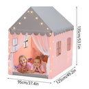 Tenda de princesa com luzes para crianças, relaxante, presente de Natal, leitura