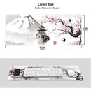 Sakura - Mousepad grande para teclado + mouse, para computadores desktop