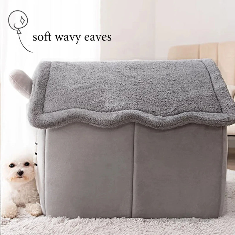 Casinha Cartoon para Cães e Gatos – Conforto e Aconchego