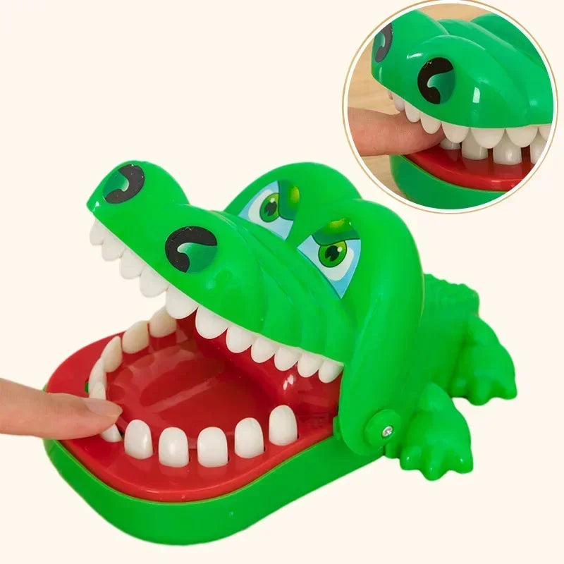 Brinquedo de Simulação de Mordida – Crocodilo e Tubarão Mordedor Divertido para Crianças