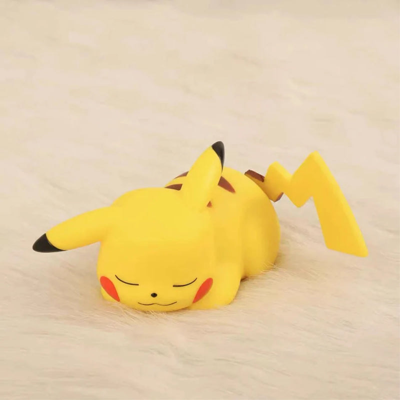Pokémon Pikachu LED para crianças, anime bonito, luz suave, quarto, luz de cabeceira, decoração do quarto, Natal, presente