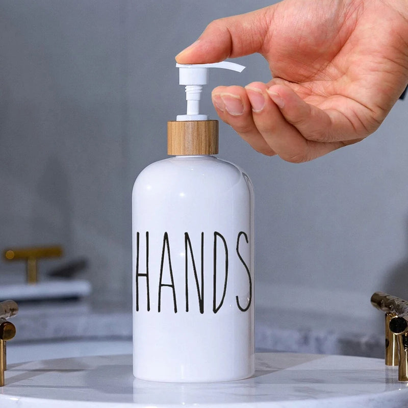 Saboneteira para Cozinha, Louça ou Mãos, Saboneteira para Banheiro, Recarregável, 500 ml / 16 oz