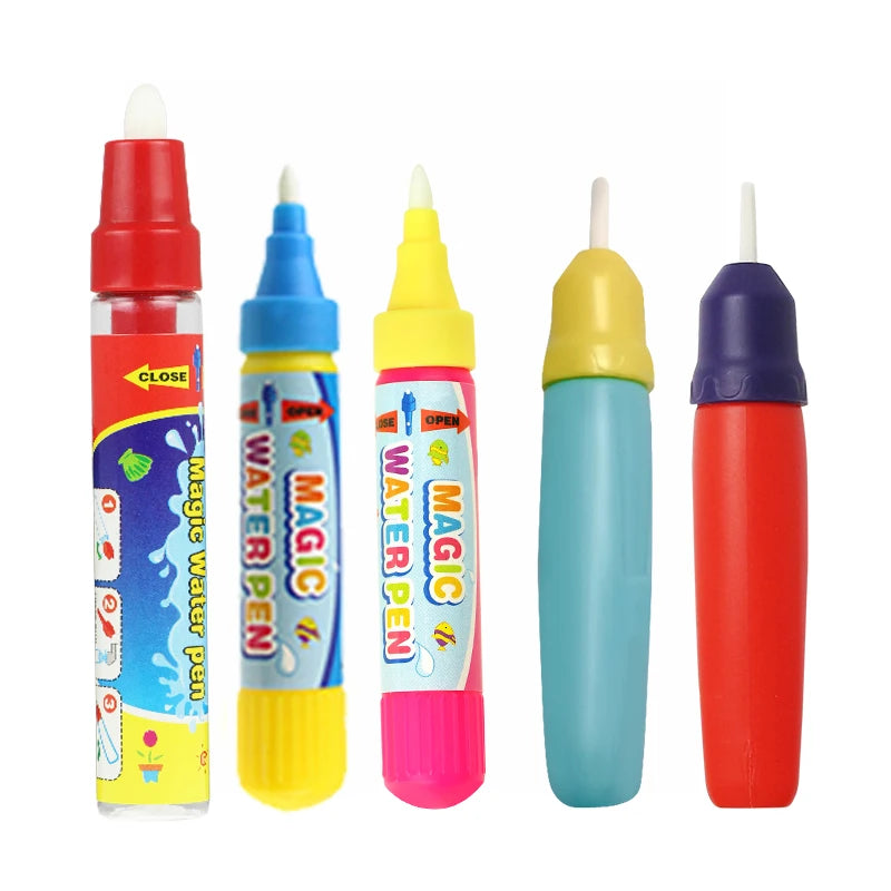 Caneta Mágica para Tapete de Desenho - Ferramenta de Substituição para Brinquedos Educativos, Caneta para Pintura e Escrita no Tapete de Água para Crianças