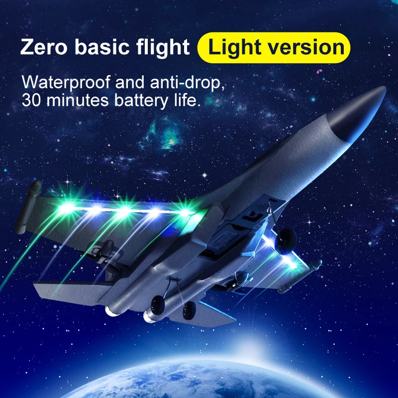 Avião Planador Iniciante e Profissional, 3 Aeronaves com Controle Remoto, Elétrico,  Uso Externo Ao Ar Livre, Drone Planador
