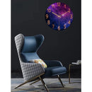 Relógio de parede de vidro nórdico moderno simplicidade decoração personalizada moda criatividade casa sala estar relógio silencioso