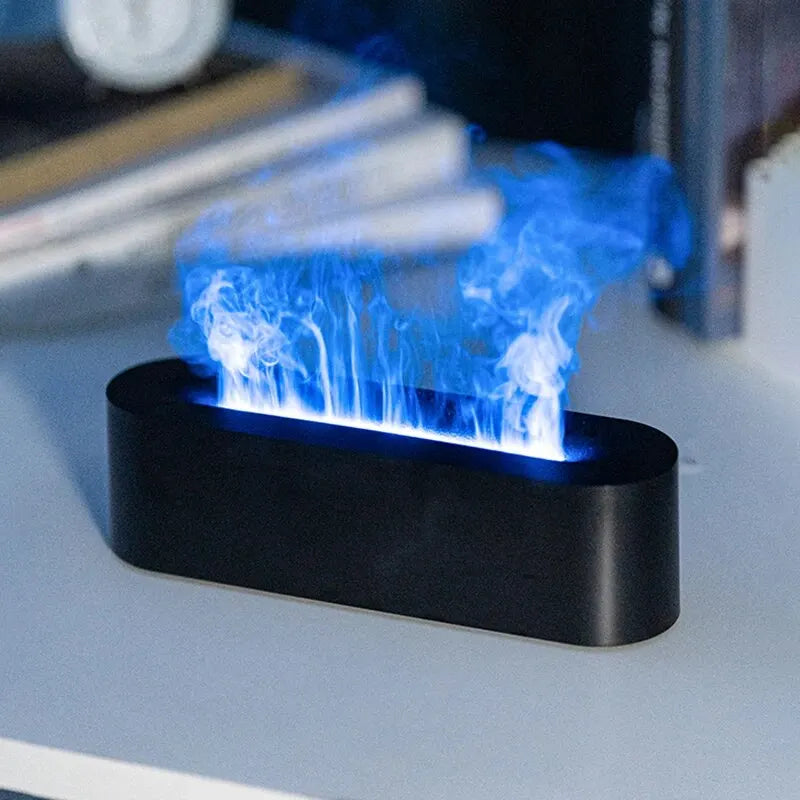 Difusor de aroma RGB, umidificador, USB, purificador de ar para o quarto com 7 cores