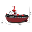 Barco RC de Brinquedo, 2.4G, 1/72, Poderoso Motor Duplo, Longo Alcance, Controle Remoto Elétrico Sem Fio, Modelo Rebocador, Brinquedos para Meninos, Presente