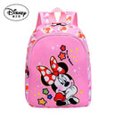 Mochila infantil Disney - Mickey e Minnie, bolsa multifuncional de desenhos animados, mochila infantil, novo