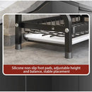 Escorredor de Louça 2 Andares com Bandeja e Suporte para Talheres – Compacto e Antiferrugem