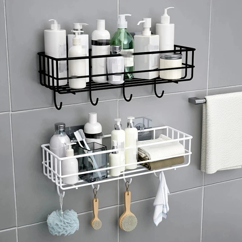 Prateleira multiuso, para banheiro, cozinha, quarto ou sala de estar, suporte para champô