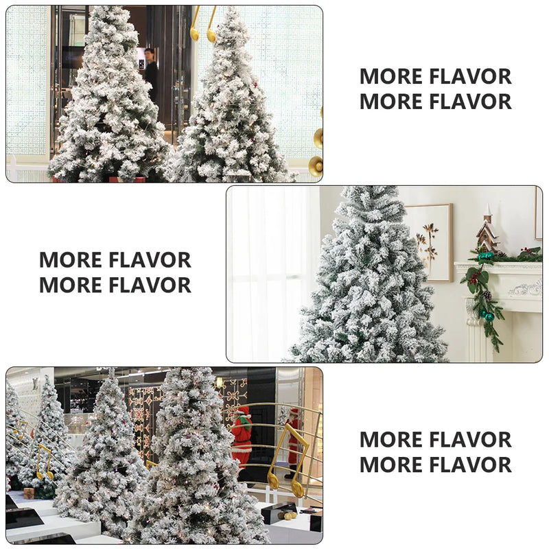 Árvore de Natal Artificial de Pinheiro Grande - Adorável e Exuberante Decoração Natalina Branca