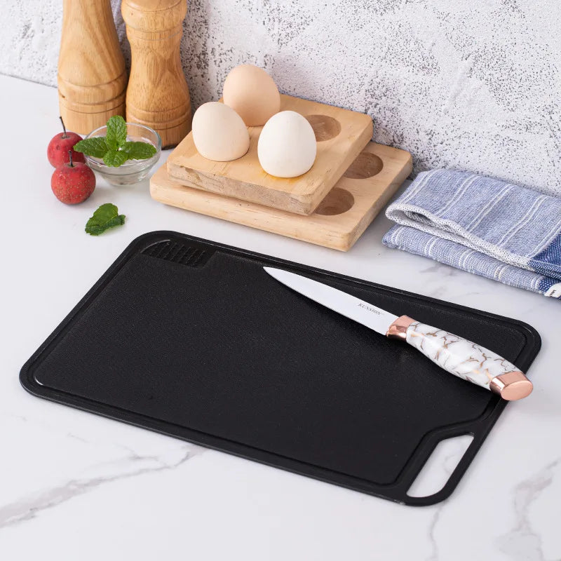 Tábua Multifuncional com Prensa de Alho, Cortar Legumes e Tábua de Carne, 1Pc